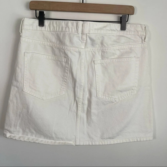 Everlane white denim mini skirt size 32 - Picture 4 of 5